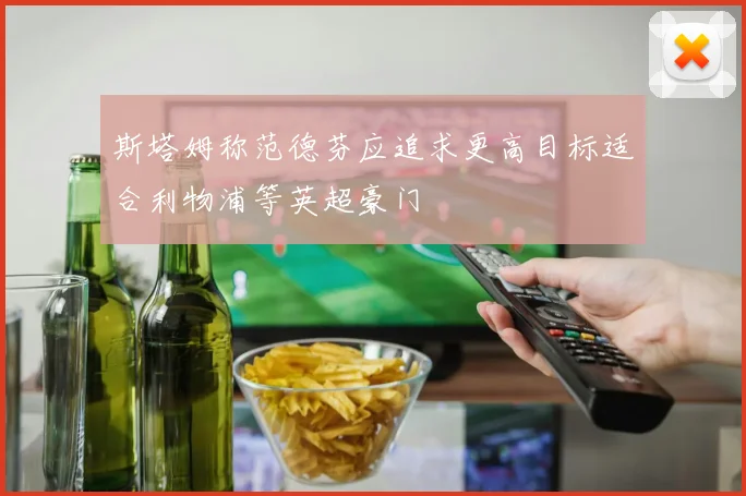 斯塔姆称范德芬应追求更高目标适合利物浦等英超豪门